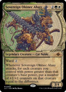 [309]【EN】【FOIL】■ショーケース■君主のオキネク・アハウ/Sovereign Okinec Ahau【LCI】[M][多色]