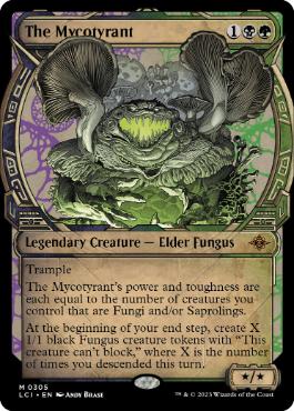 [305]【EN】【FOIL】■ショーケース■帝王マイコイド/The Mycotyrant【LCI】[M][多色]