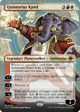 [307]【EN】【FOIL】■ショーケース■クイントリウス・カンド/Quintorius Kand【LCI】[M][多色]