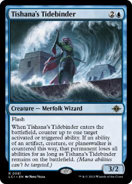[081]【EN】【FOIL】ティシャーナの潮縛り/Tishana's Tidebinder【LCI】[R][青]