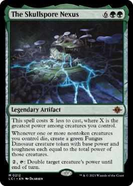 [212]【EN】【FOIL】髑髏胞子の結節点/The Skullspore Nexus【LCI】[M][緑]