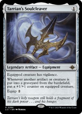 [264]【EN】【FOIL】タリアンの魂断ち/Tarrian's Soulcleaver【LCI】[R][茶]