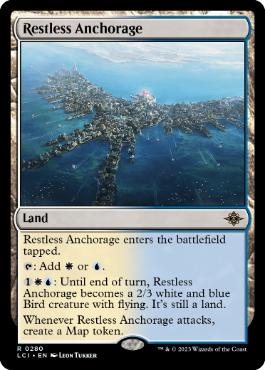 [280]【EN】【FOIL】不穏な投錨地/Restless Anchorage【LCI】[R][土地]