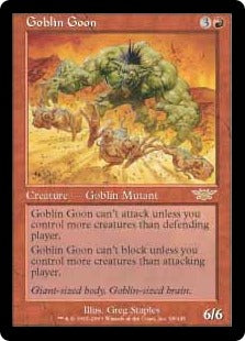 [099]【EN】ゴブリンのうすのろ/Goblin Goon【LGN】[R][赤]