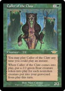 [121]【EN】鉤爪の統率者/Caller of the Claw【LGN】[R][緑]