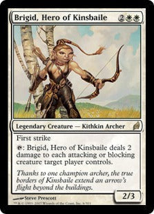 [006]【EN】キンズベイルの勇士、ブリジッド/Brigid, Hero of Kinsbaile【LRW】[R][白]