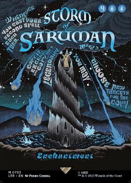 [733]【EN】■ボーダーレス■サルマンの嵐/Storm of Saruman【LTR】[M][青]