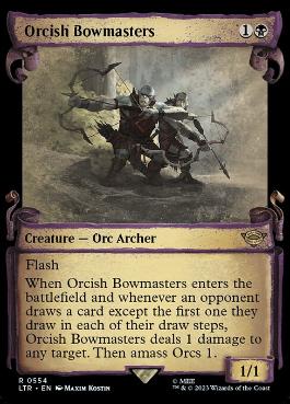 [554]【EN】■ショーケース■オークの弓使い/Orcish Bowmasters【LTR】[R][黒]