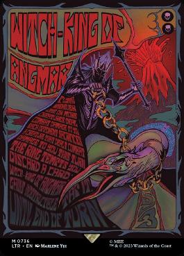 [736]【EN】■ボーダーレス■アングマールの魔王/Witch-king of Angmar【LTR】[M][黒]