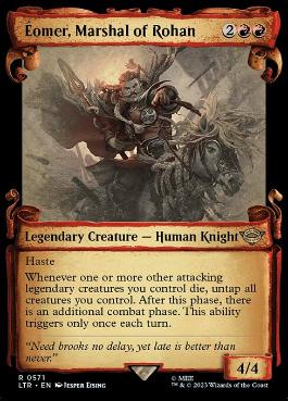 [571]【EN】■ショーケース■ローハンの軍団長、エオメル/Éomer, Marshal of Rohan【LTR】[R][赤]