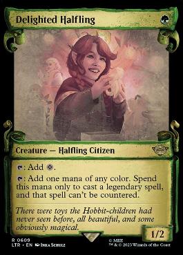 [609]【EN】■ショーケース■喜ぶハーフリング/Delighted Halfling【LTR】[R][緑]
