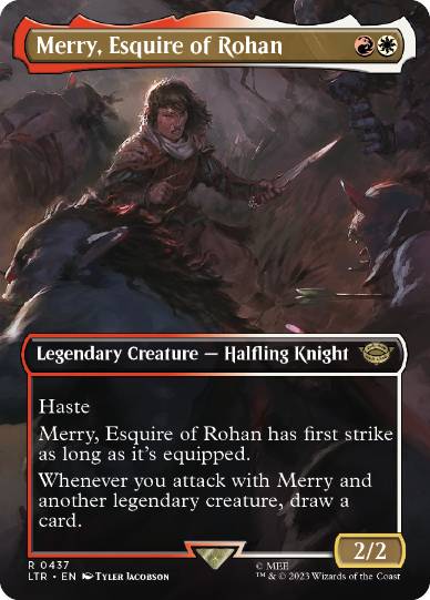 [437]【EN】■ボーダーレス■ローハン王家の小姓、メリー/Merry, Esquire of Rohan【LTR】[R][多色]