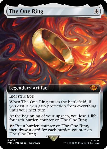 [380]【EN】■拡張アート■一つの指輪/The One Ring【LTR】[M][茶]