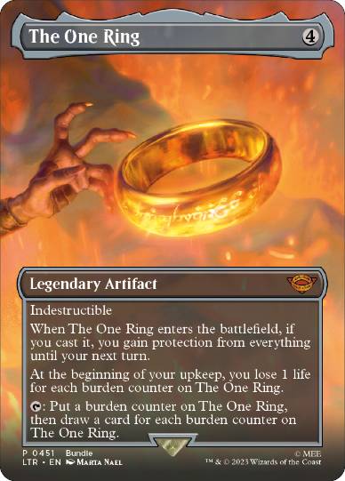 [451]【EN】■ボーダーレス■一つの指輪/The One Ring【LTR】[M][茶]