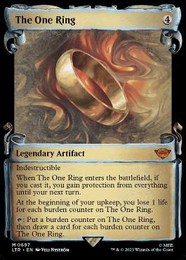 [697]【EN】■ショーケース■一つの指輪/The One Ring【LTR】[M][茶]