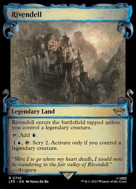 [710]【EN】■ショーケース■裂け谷/Rivendell【LTR】[R][土地]