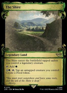 [711]【EN】■ショーケース■ホビット庄/The Shire【LTR】[R][土地]