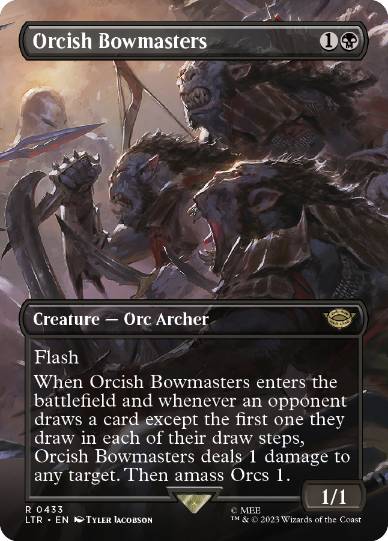 [433]【EN】【FOIL】■ボーダーレス■オークの弓使い/Orcish Bowmasters【LTR】[R][黒]