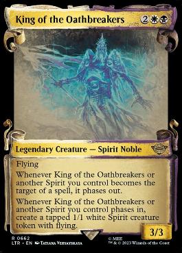 [662]【EN】【銀幕FOIL】■ショーケース■誓言破りし者の王/King of the Oathbreakers【LTR】[R][多色]