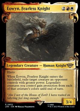 [652]【EN】【銀幕FOIL】■ショーケース■恐れを知らぬ騎士、エオウィン/Éowyn, Fearless Knight【LTR】[R][多色]