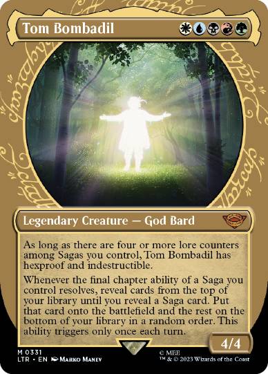 [331]【EN】【FOIL】■ショーケース■トム・ボンバディル/Tom Bombadil【LTR】[M][多色]