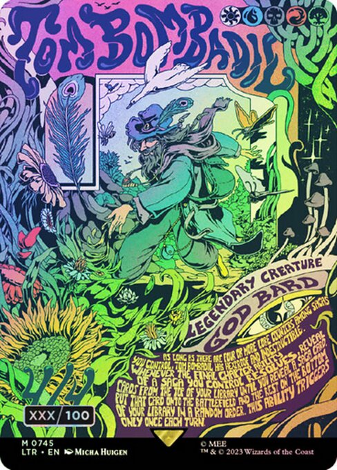 [745]【EN】【ダブルレインボウFOIL】■ボーダーレス■トム・ボンバディル/Tom Bombadil【LTR】[M][多色]