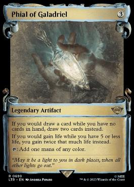 [699]【EN】【銀幕FOIL】■ショーケース■ガラドリエルの玻璃瓶/Phial of Galadriel【LTR】[R][茶]