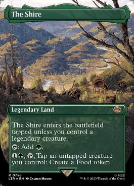 [756]【EN】【サージFOIL】■ボーダーレス■ホビット庄/The Shire【LTR】[R][土地]