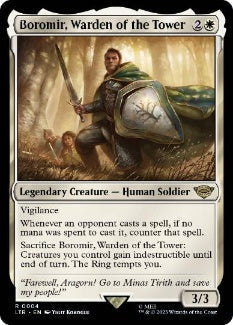 [004]【EN】塔の長官、ボロミア/Boromir, Warden of the Tower【LTR】[R][白]