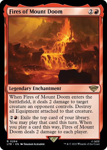 [294]【EN】滅びの山の火/Fires of Mount Doom【LTR】[R][赤]
