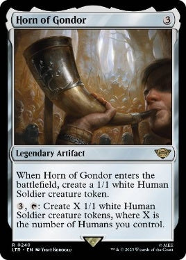 [240]【EN】ゴンドールの角笛/Horn of Gondor【LTR】[R][茶]