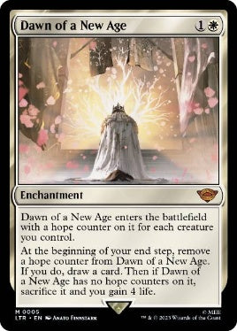 [005]【EN】【FOIL】新たなる紀の始まり/Dawn of a New Age【LTR】[M][白]