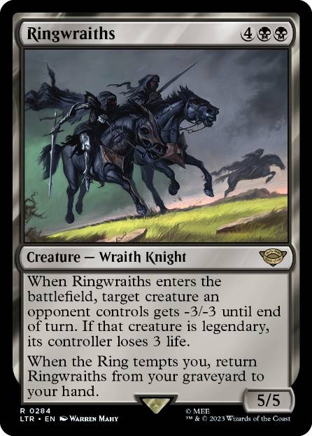 [284]【EN】【FOIL】指輪の幽鬼/Ringwraiths【LTR】[R][黒]