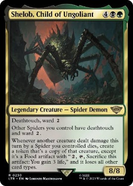 [230]【EN】【FOIL】ウンゴリアントの末裔、シェロブ/Shelob, Child of Ungoliant【LTR】[R][多色]