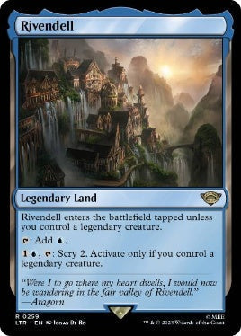 [259]【EN】【FOIL】裂け谷/Rivendell【LTR】[R][土地]