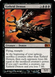 [122]【EN】ザスリッドの悪魔/Xathrid Demon【M10】[M][黒]
