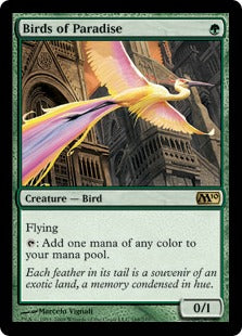 [168]【EN】【FOIL】極楽鳥/Birds of Paradise【M10】[R][緑]