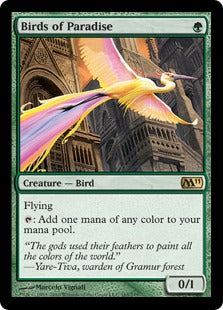 [165]【EN】【FOIL】極楽鳥/Birds of Paradise【M11】[R][緑]