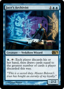 [058]【EN】ジェイスの文書管理人/Jace's Archivist【M12】[R][青]