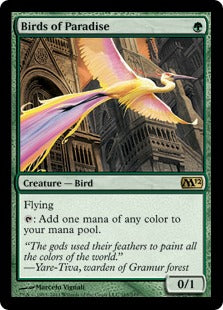[165]【EN】【FOIL】極楽鳥/Birds of Paradise【M12】[R][緑]