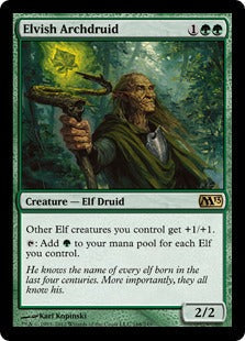 [168]【EN】エルフの大ドルイド/Elvish Archdruid【M13】[R][緑]