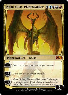 [199]【EN】プレインズウォーカー、ニコル・ボーラス/Nicol Bolas, Planeswalker【M13】[M][多色]