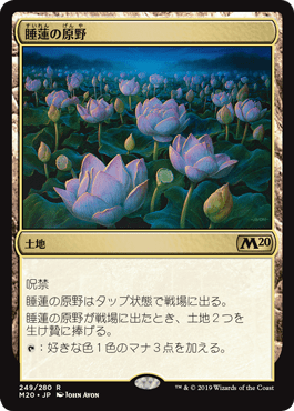 [249]【JP】睡蓮の原野【M20】[R][土地]