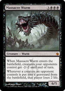 [046]【EN】虐殺のワーム/Massacre Wurm【MBS】[M][黒]