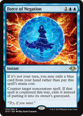 [052]【EN】【FOIL】否定の力/Force of Negation【MH1】[R][青]