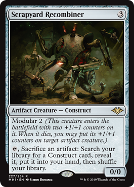 [227]【EN】【FOIL】屑鉄場の再構成機/Scrapyard Recombiner【MH1】[R][茶]