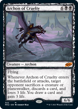 [342]【EN】■スケッチ■残虐の執政官/Archon of Cruelty【MH2】[M][黒]