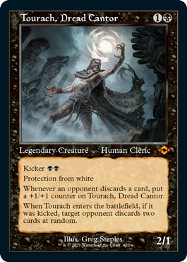 [402]【EN】■旧枠■戦慄の朗詠者、トーラック/Tourach, Dread Cantor【MH2】[M][黒]