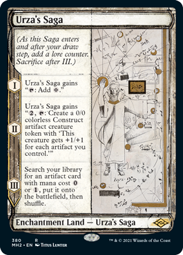 [380]【EN】■スケッチ■ウルザの物語/Urza's Saga【MH2】[R][土地]