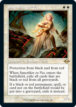 [386]【EN】【FOIL】■旧枠■ヴェクの聖別者/Sanctifier en-Vec【MH2】[R][白]